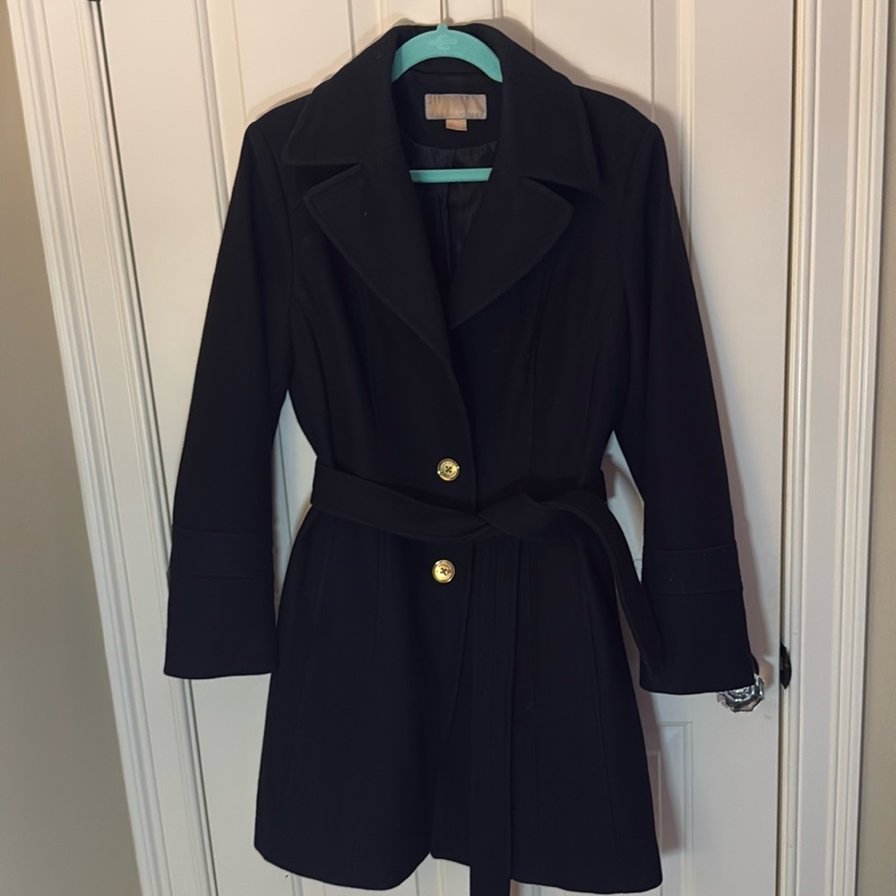Michael Kors Mid-Length Pea Coat
